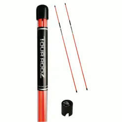 LONGRIDGE RODZ GOLF ALIGNMENT STICKS X 2 – ORANGE