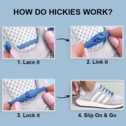 HICKIES 2.0 ADULTS TIE-FREE SHOE LACES X14 / PINK -Cheap Clubs Store 51B8rhXgePL. AC 600x600 16