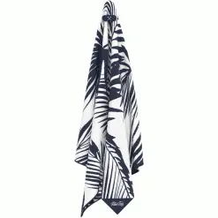 BLUE TEES UTILITY GOLF TOWEL – NAVY PALM