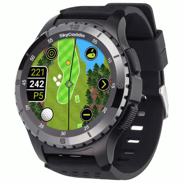SKYCADDIE LX5 CERAMIC GOLF GPS WATCH +FREE CHARGING DOCK 3 SKYCADDIE LX5 CERAMIC GOLF GPS WATCH +FREE CHARGING DOCK