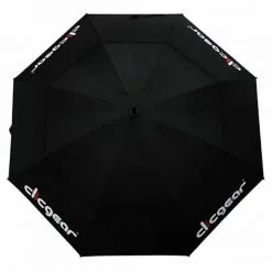 CLICGEAR 68″ VENTED TOUR GOLF UMBRELLA – BLACK
