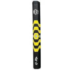 G-RIP HEXY MIDSIZE PUTTER GRIP – BLACK / YELLOW