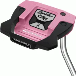 TAYLORMADE SPIDER GTX SINGLE BEND PUTTER – PINK