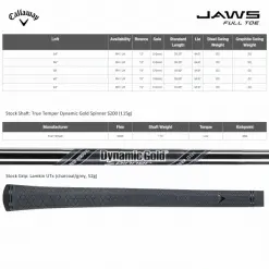 CALLAWAY JAWS FULL TOE WEDGE – BLACK -Cheap Clubs Store JAWSFT5 600x600 2