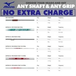 MIZUNO PRO 223 IRONS / STEEL SHAFTS -Cheap Clubs Store MIZSHAFT2 600x600 1