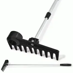MASTERS EXTENDING GOLF BUNKER RAKE / BALL RETRIEVER