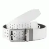 OSCAR JACOBSON SHELBY LEATHER GOLF BELT – LUNAR GREY -Cheap Clubs Store OJ SHELBY WHITE 600x600 1