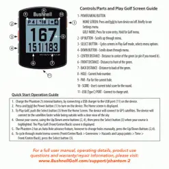 BUSHNELL PHANTOM 2 GOLF GPS – ORANGE -Cheap Clubs Store PHANTOMGUIDE 600x600 2