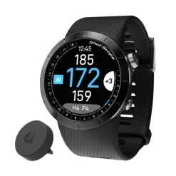SHOT SCOPE X5 GOLF WATCH / GAME TRACKER – PRESTEGE BLACK – PREORDER EARLY APRIL