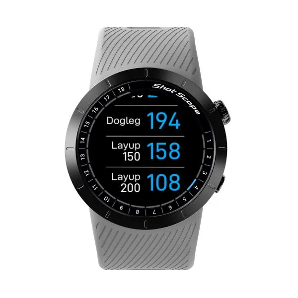 SHOT SCOPE X5 GOLF WATCH / GAME TRACKER – GREY – PREORDER EARLY APRIL 8 SHOT SCOPE X5 GOLF WATCH / GAME TRACKER – GREY – PREORDER EARLY APRIL - Image 6