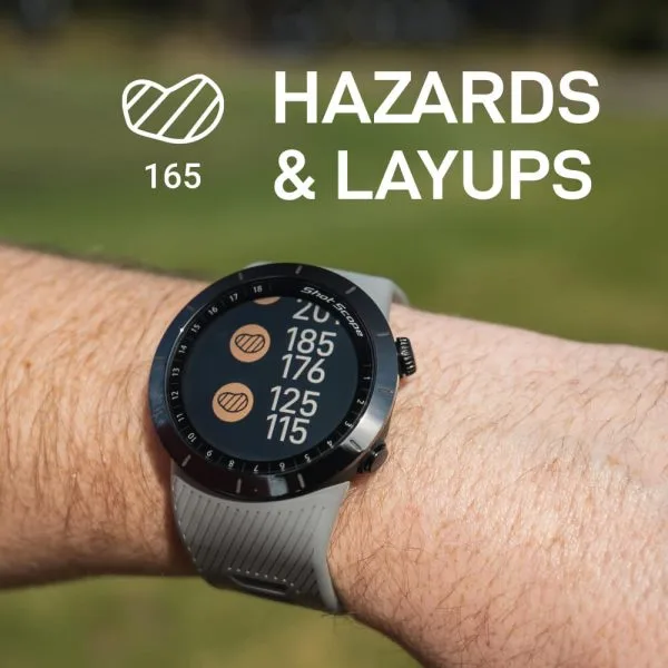 SHOT SCOPE X5 GOLF WATCH / GAME TRACKER – GREY – PREORDER EARLY APRIL 10 SHOT SCOPE X5 GOLF WATCH / GAME TRACKER – GREY – PREORDER EARLY APRIL - Image 8