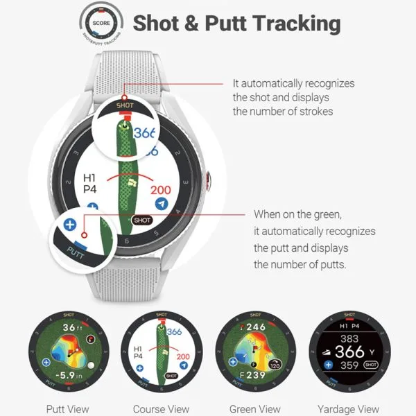 VOICE CADDIE T9 GOLF GPS SMART WATCH 8 VOICE CADDIE T9 GOLF GPS SMART WATCH - Image 6