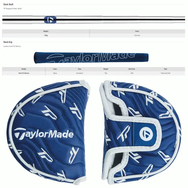 TAYLORMADE TP HYDRO BLAST CHASKA PUTTER 8 TAYLORMADE TP HYDRO BLAST CHASKA PUTTER - Image 6