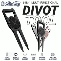 BLUE TEES 6 IN 1 DIVOT TOOL – BLACK 10 BLUE TEES 6 IN 1 DIVOT TOOL – BLACK -Cheap Clubs Store btdt1 600x600 1